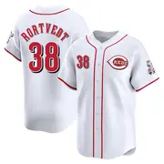 Men's #38 Ben Rortvedt Cincinnati Reds White Limited Home Jersey
