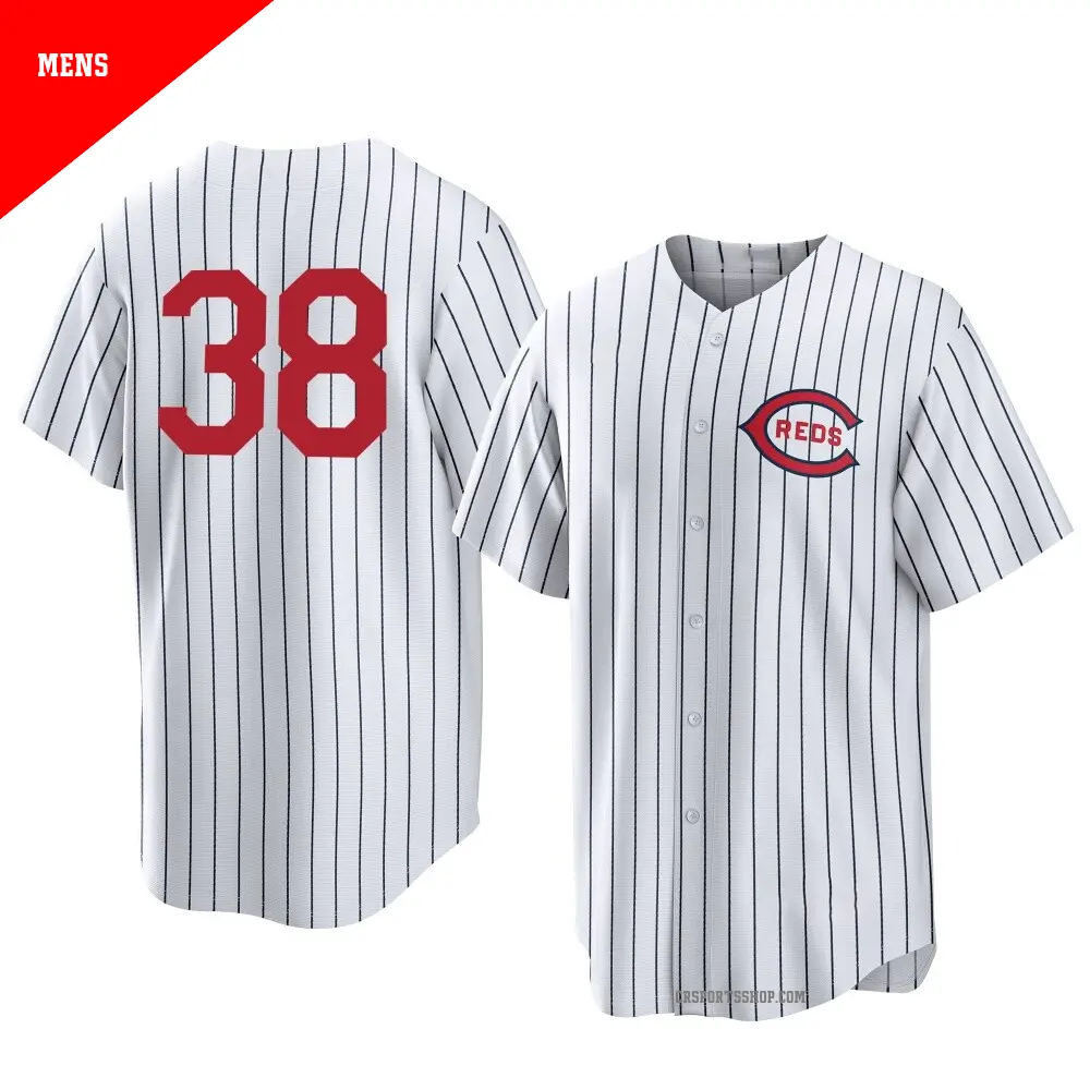 Men's #38 Ben Rortvedt Cincinnati Reds White Replica 2022 Field Of ...
